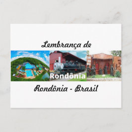Cartão postal lembrança de Rondônia Brasil Briefkaart