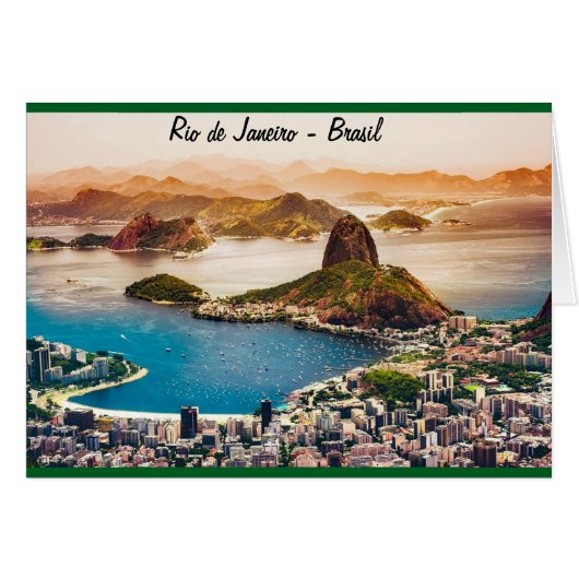 Cartão Postal Rio de Janeiro (Devant horizontal)