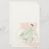 Cartas de amor con "The lady" Briefpapier (Voorkant / Achterkant)
