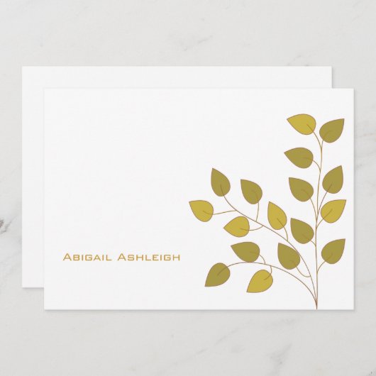 Carte (Devant / Derrière)