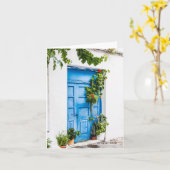 Carte Χ ρ ό ν ι π ο λ λ , Grec (Fleur jaune)