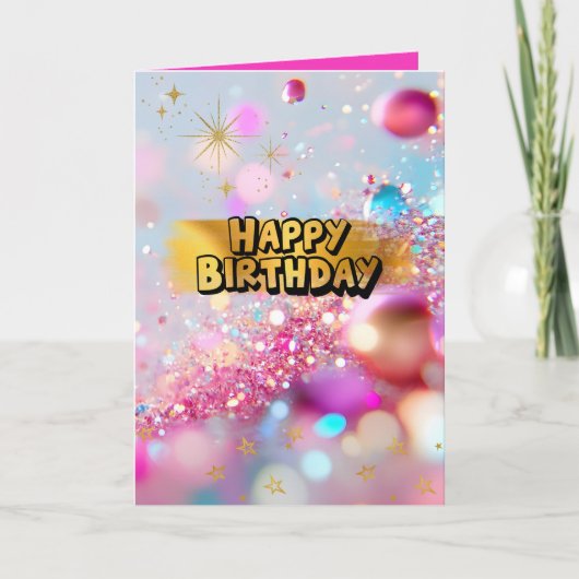 CARTE カラフルかわいいY2Kハッピーバースデー♡ (Devant)