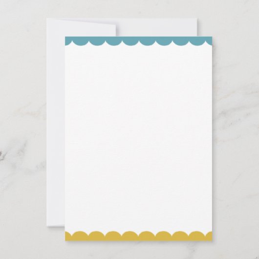 Carte フラットカード バースデー Birthday Card -Blue-footed Boody- (Dos)