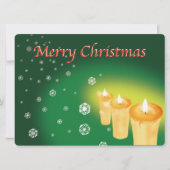 CARTE 雪を麻の葉文様で描いたクリスマスカード (Devant)