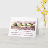 Carte 0001 Row of Teacups Thich Nat Hahn (Fleur jaune)