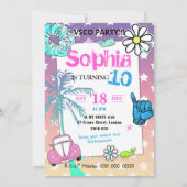 Carte 006 Teenager's party vsco tendance thème (Devant)