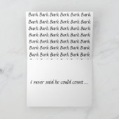Carte 013, Compter votre âge en écorces... (Intérieur)