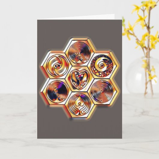 CARTE 015 DE MAÎTRISE (Fleur jaune)