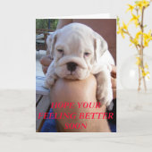 CARTE 015, ESPÉREZ VOTRE SENTIMENT MIEUX BIENTÔT (Fleur jaune)