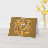 CARTE 026 DE MAÎTRISE (Fleur jaune)