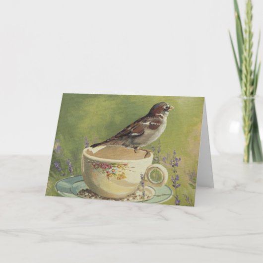 Carte 0470 Sparrow Birthday Card (Devant)