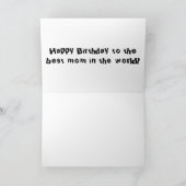 Carte 071, Joyeux anniversaire (Intérieur)