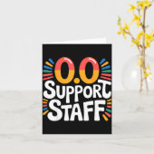 Carte 0.0 Suprt Staff Marathon Cheer Squad -  (Fleur jaune)