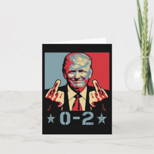 Carte 0 2 Drôle Trump 2024 Trump 2024 Gagnant de la vict
