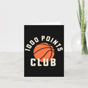 Carte 1000 Points Scorer High School Bysketbyll Joueur