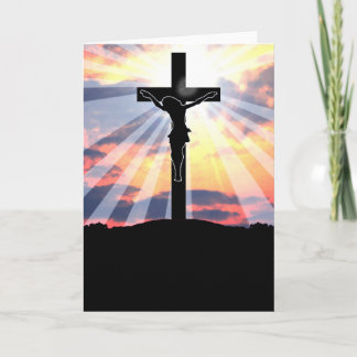 Carte 10015 Crucifixion Jésus Christ Cross Calvaire