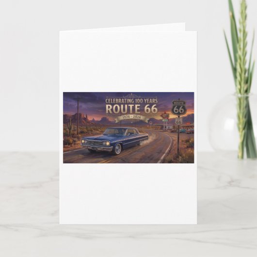 Carte 100 Ans de la Route 66 (Devant)