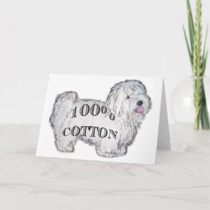Carte 100 % Coton