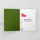 Carte 100 Dollar Anniversaire Golf Ball (Intérieur)