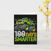 Carte 100 Jours Camion Monster Smarter 100 Jours D'École (Fleur jaune)