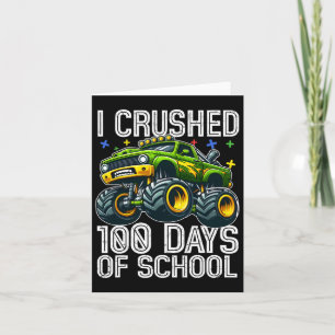 Carte 100 Jours Camion Monster Smarter 100 Jours D'École