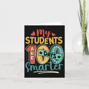 Carte 100 Jours Costume Enseignant Smarter 100ème Jour D