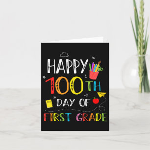 Carte 100 Jours De 1Ème Année Bonne 100Ème Jour De L'Éco