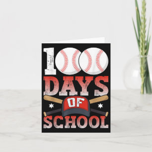 Carte 100 Jours De Baseball Scolaire 100E Jour Pour L'Ét