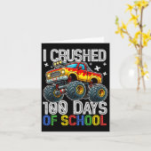Carte 100 Jours De Camion Monster 100E Jour De Scho (Fleur jaune)