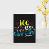 Carte 100 Jours De Cray Cray - Étudiant enseignant 100e (Fleur jaune)