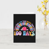 Carte 100 Jours De Crayon Préscolaire 100E Jour De L'Éco (Fleur jaune)