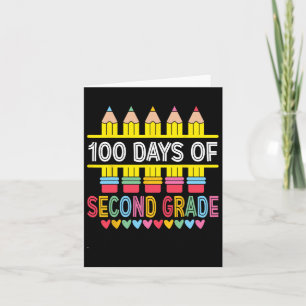 Carte 100 Jours De Deuxième Année Fille Garçon 100E Jour