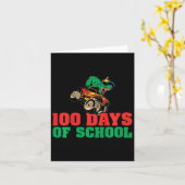 Carte 100 Jours De Garçons 100E Jour De L'École 1 (Fleur jaune)