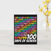 Carte 100 Jours De L'École 100E Jour Mignonne Math Numbe (Fleur jaune)