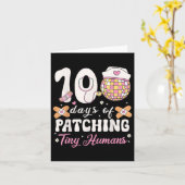 Carte 100 Jours De Patching Minuscules Humains 100 Jours (Fleur jaune)