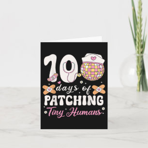 Carte 100 Jours De Patching Minuscules Humains 100 Jours