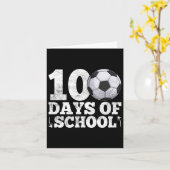 Carte 100 Jours De Soccer Joueur Enseignant Étudiant 1 (Fleur jaune)