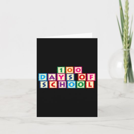 Carte 100 Jours D'École (Devant)