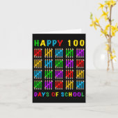 Carte 100 Jours D'École (Fleur jaune)