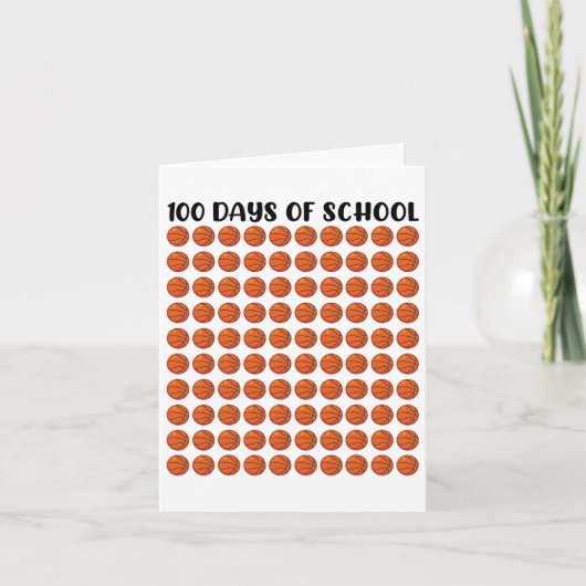 Carte 100 Jours D'École Bysketll 100e Enseignant (Devant)