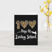 Carte 100 Jours D'École D'Amour (Fleur jaune)