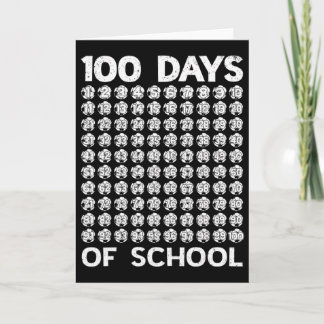 Carte 100 jours d'école de football 100e jour d'école ga