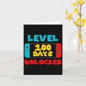 Carte 100 Jours D'École Déverrouillé 100E Jour Jeu Vidéo (Fleur jaune)