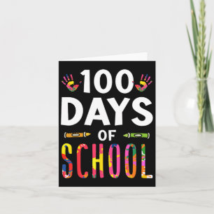 Carte 100 Jours D'École Dit Mignonne Équipe Sweet