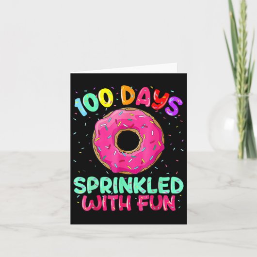 Carte 100 Jours D'École Parsemés De Fun2 (Devant)