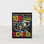 Carte 100 Jours D'École Trex 100 Jours Plus Smarter 100E (Fleur jaune)