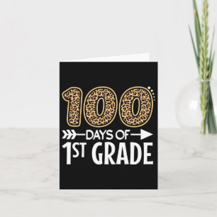 Carte 100 Jours D'Enseignant De Première Année 100E Jour