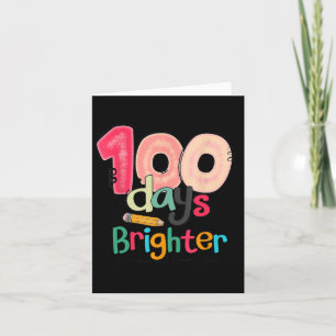 Carte 100 Jours d'enseignement plus brillant Étudiant he