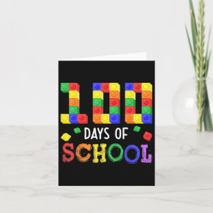 Carte 100 Jours Édifice scolaire brique Construire Étudi