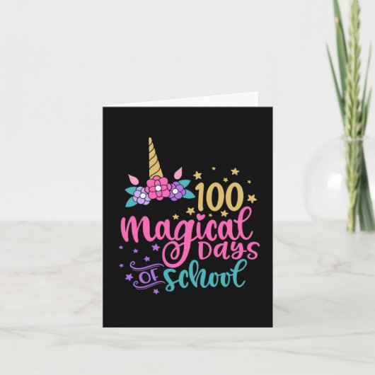 Carte 100 Jours Magiques D'École (Devant)